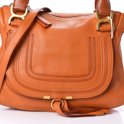 Chloe Calfskin Medium Marcie Satchel Indian Summer 7 of 9
