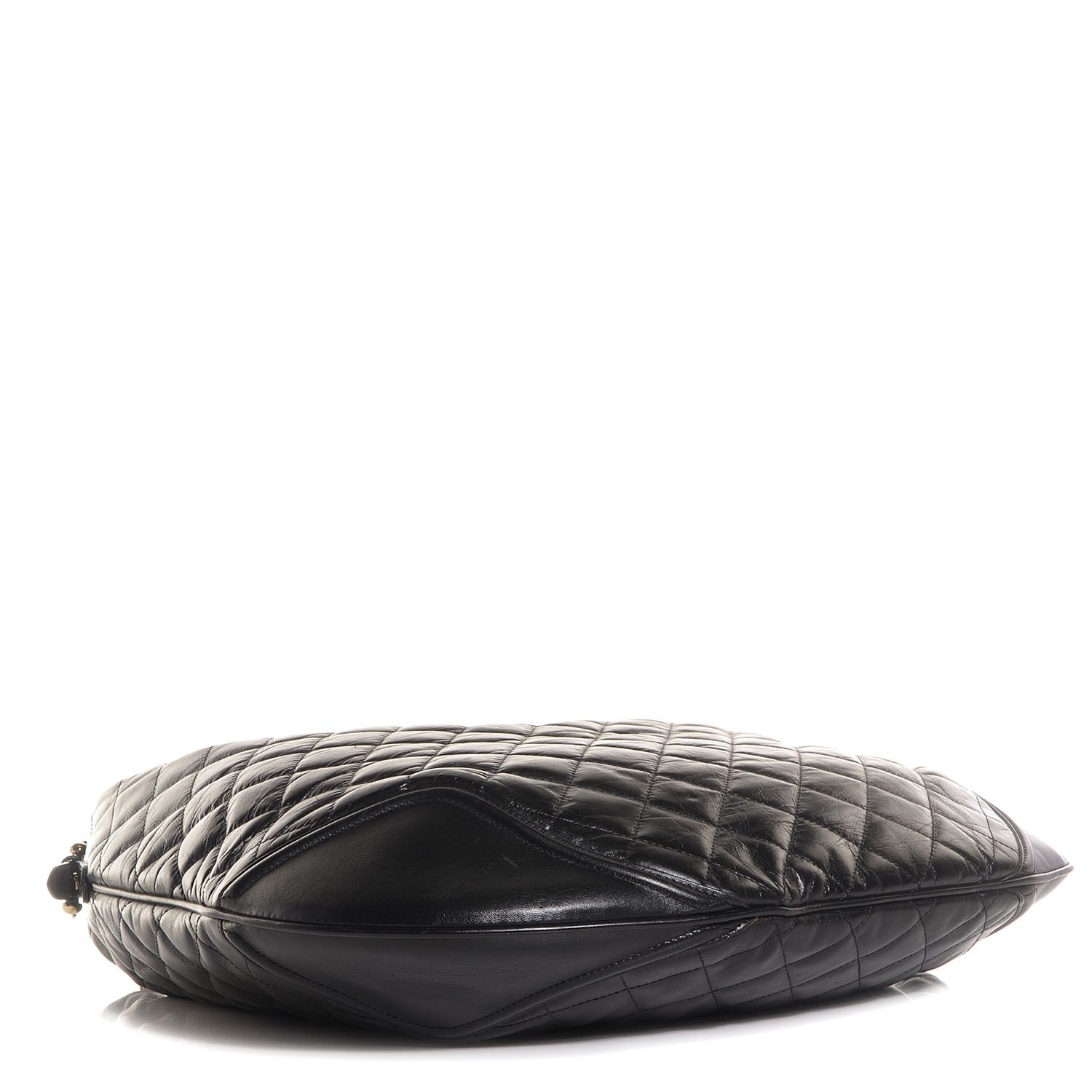 Burberry Calfskin Quilted Hoxton Hobo Black 4 of 9
