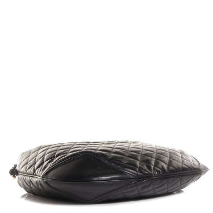 Burberry Calfskin Quilted Hoxton Hobo Black 4 of 9