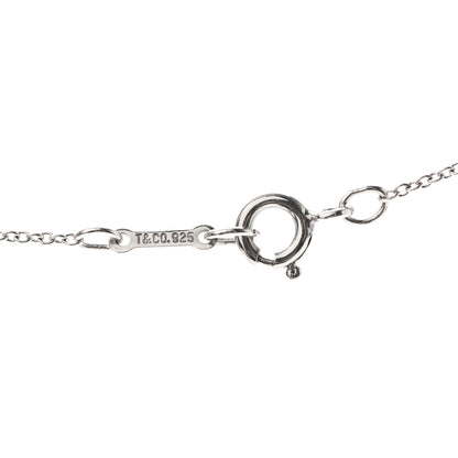 Tiffany Sterling Silver 16mm Elsa Peretti Cross Pendant Necklace 4 of 5