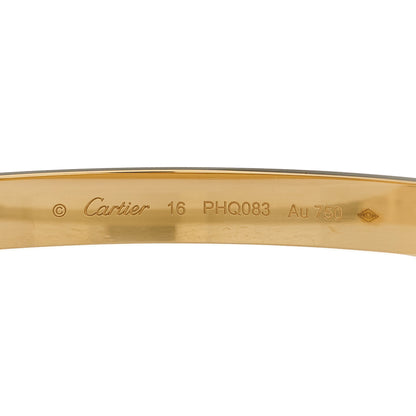 Cartier 18K Yellow Gold LOVE Bracelet 16 4 of 8