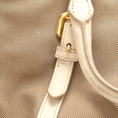 Prada Jacquard Logo Tote Corda Talco 12 of 15