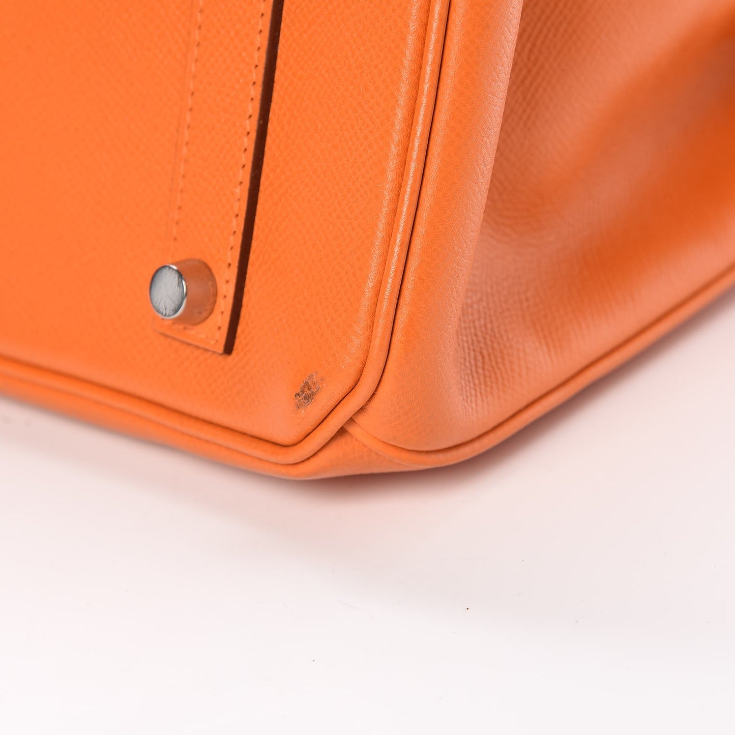 Epsom Birkin 35 Orange