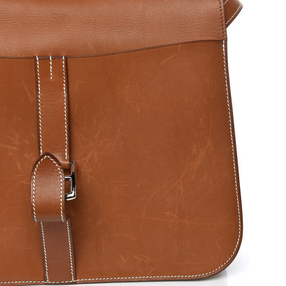 Hermes Barenia Halzan 31 Fauve Potiron 14 of 20