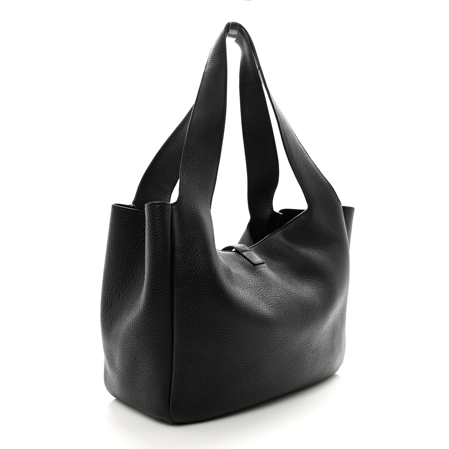 Saint Laurent Grained Deerskin Bea Tote Black 3 of 11
