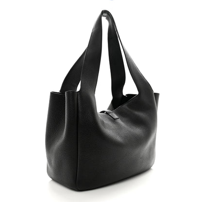 Saint Laurent Grained Deerskin Bea Tote Black 3 of 11