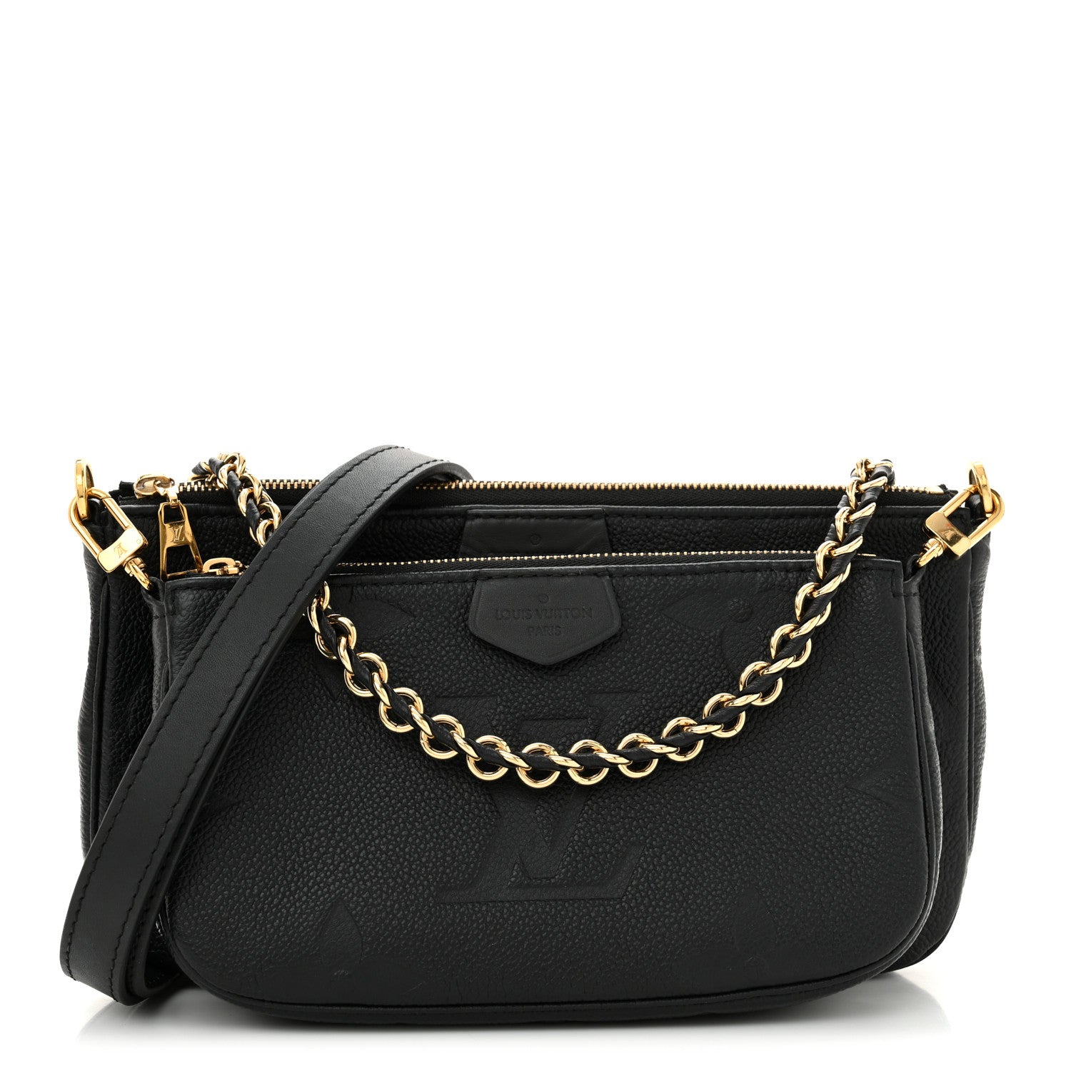 Louis Vuitton Empreinte Monogram Giant Multi Pochette Accessories Black 1 of 10