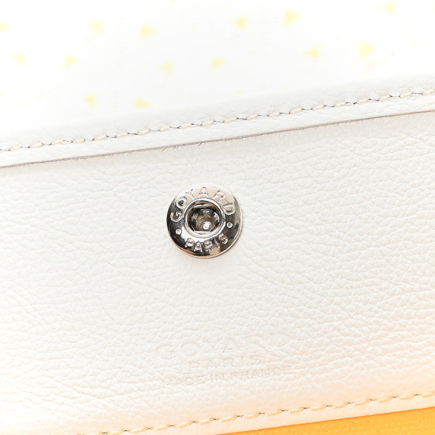 Goyardine Saint Louis Claire Voie PM White Yellow
