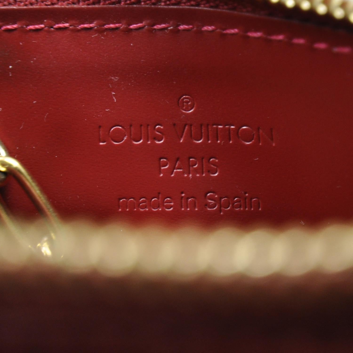 Louis Vuitton Vernis Key Pouch Pomme D'Amour 6 of 7