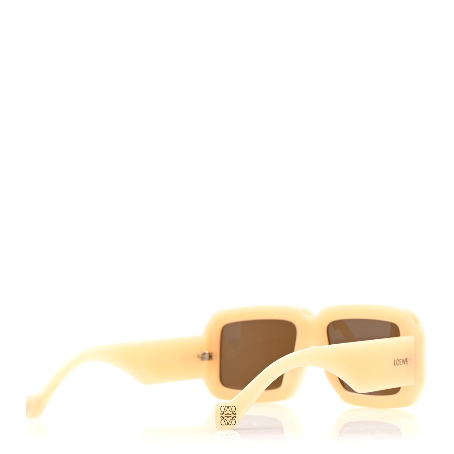 Acetate Paula's Ibiza Dive In Mask Sunglasses LW40064U Beige