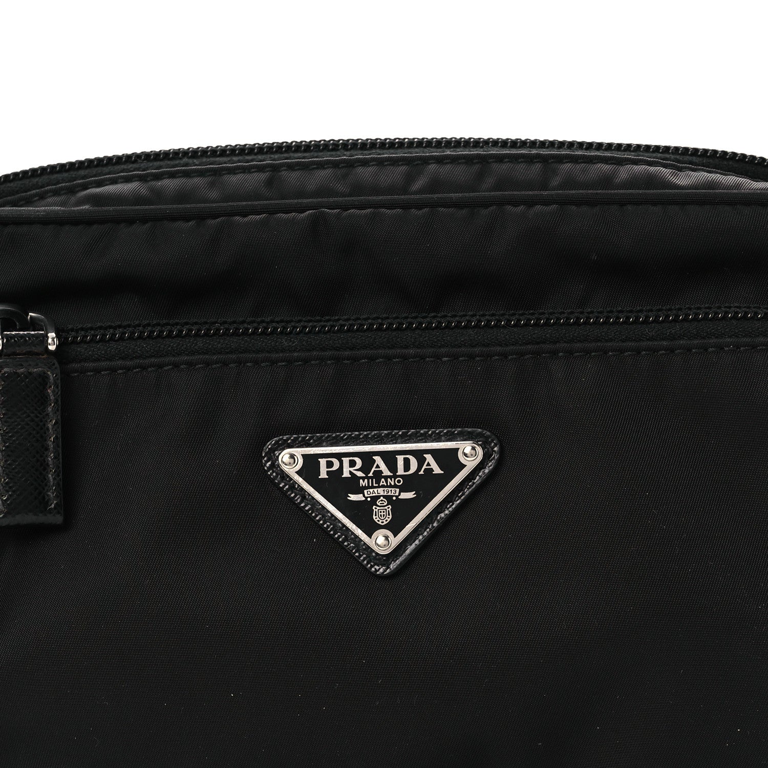 Prada Re-Nylon Saffiano Belt Bag Black 6 of 11