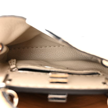 Fendi Cuoio Romano Selleria Medium Peekaboo Iconic Essentially Satchel Paglia Latte Mou 5 of 11