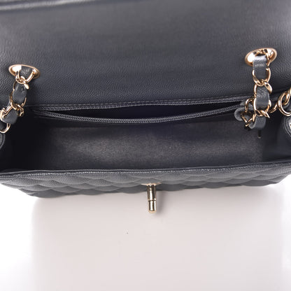 Chanel Caviar Quilted Mini Rectangular Flap Dark Grey 5 of 8