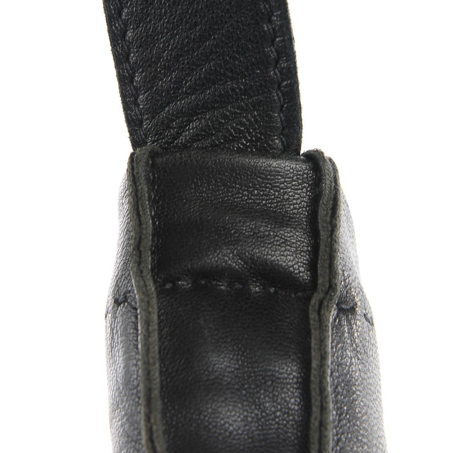 Lambskin Toudou Perfore Crossbody Black