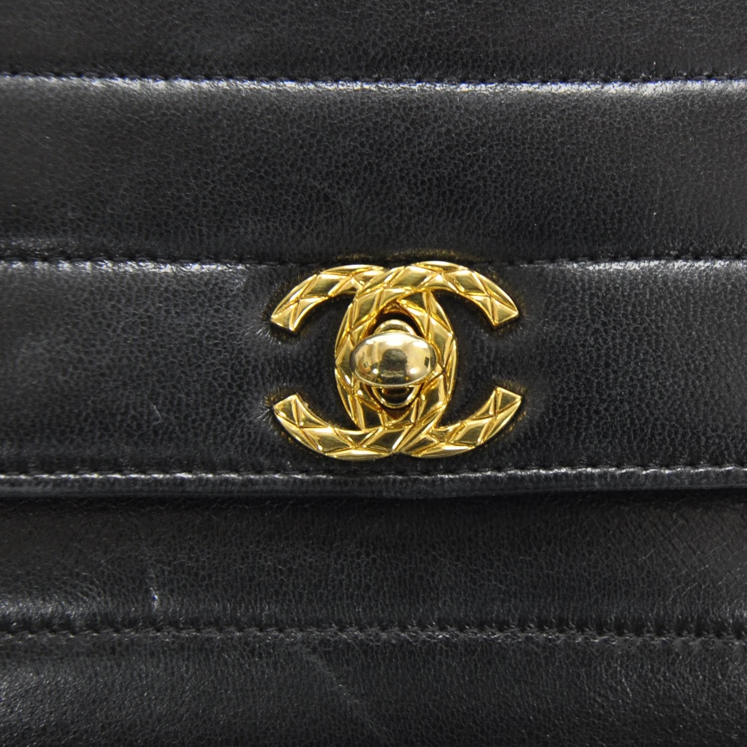 Chanel Lambskin Quilted Mini Flap Black 10 of 10