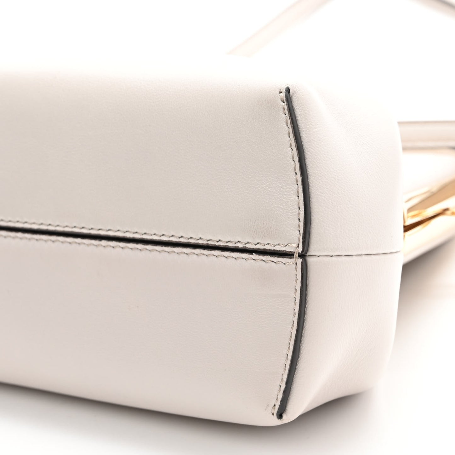 Shiny Nappa Small Fendi First Ghiaia