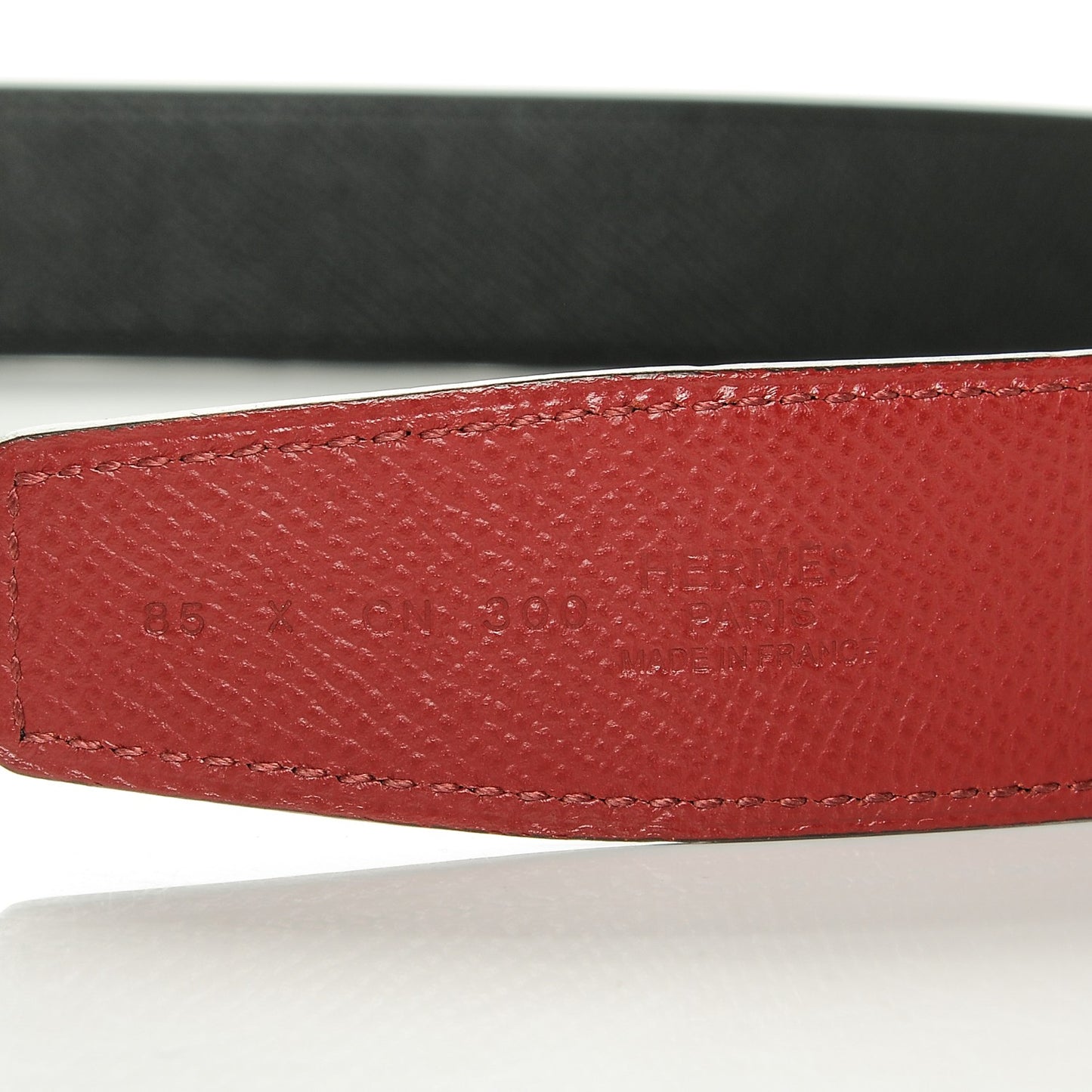 Epsom 32mm Collier De Chien CDC Belt 85 Black Grenat