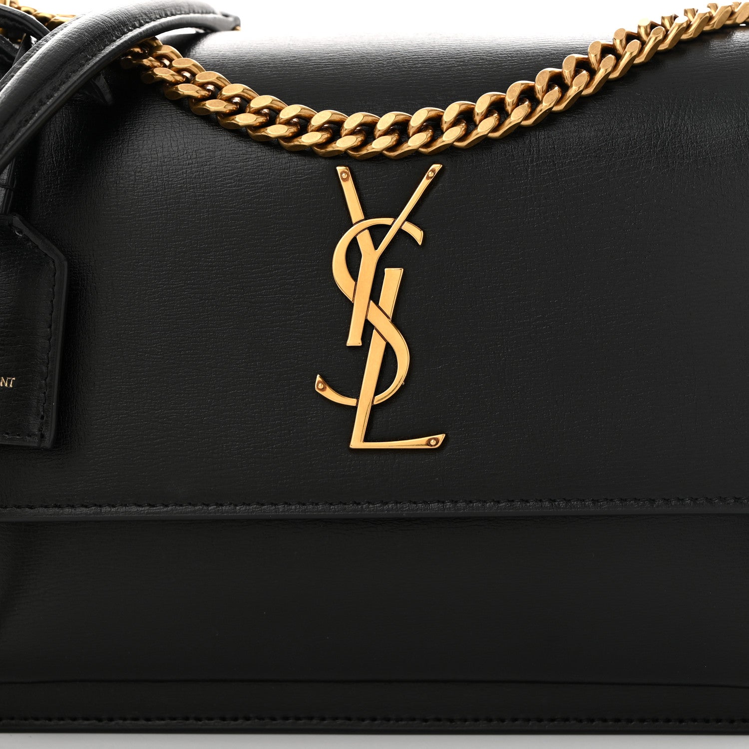 Saint Laurent Calfskin Medium Monogram Sunset Black 8 of 11