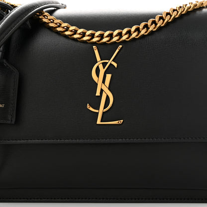 Saint Laurent Calfskin Medium Monogram Sunset Black 8 of 11