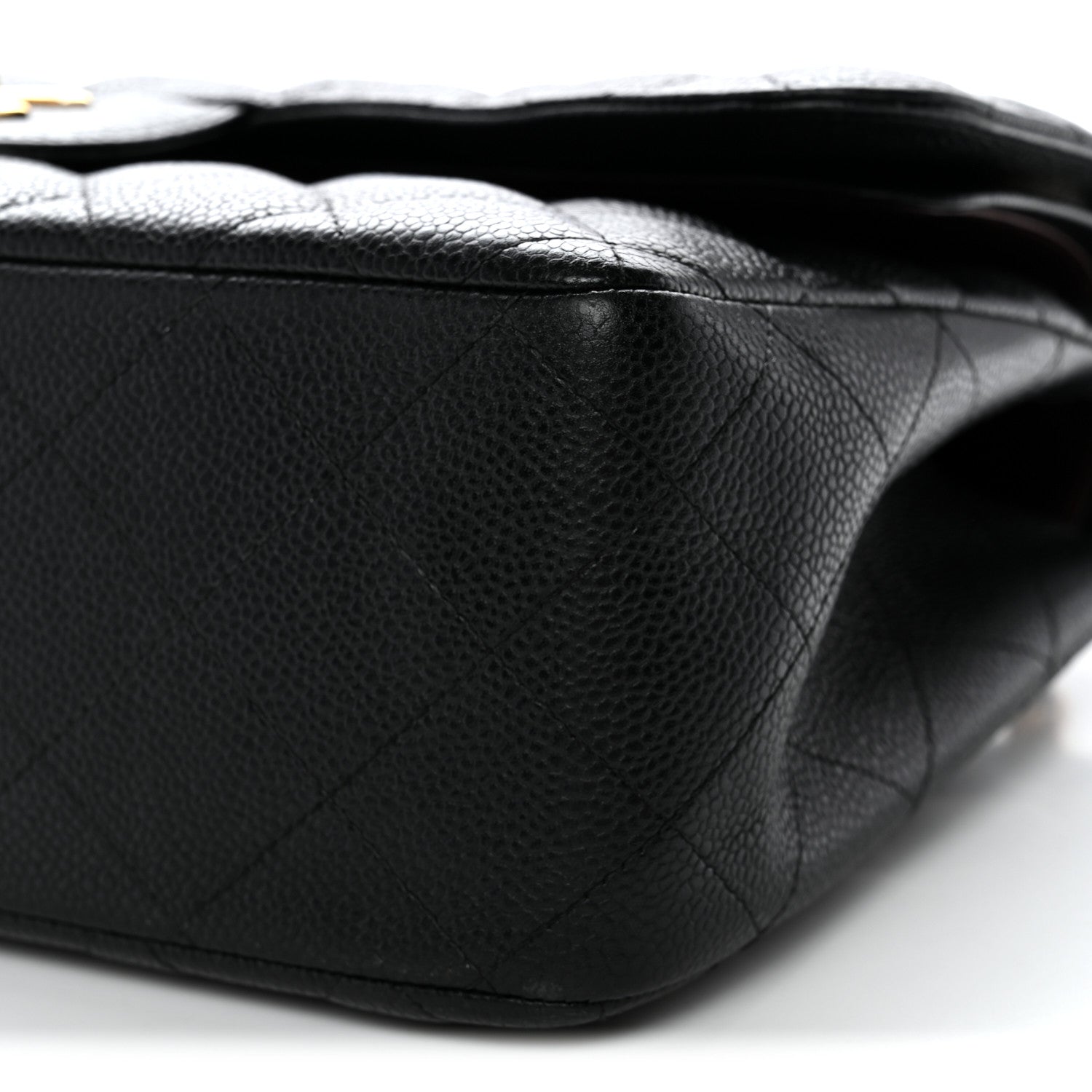 Chanel Caviar Quilted Jumbo Double Flap Black 10 of 11