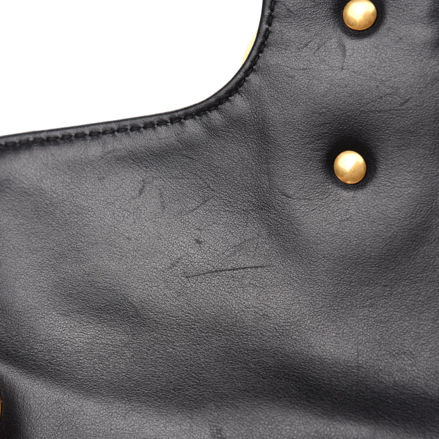Calfskin Matelasse Small GG Marmont Shoulder Bag Black