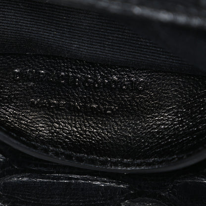 Saint Laurent Snake Calfskin Embossed Monogram Large College Satchel Black 7 of 11