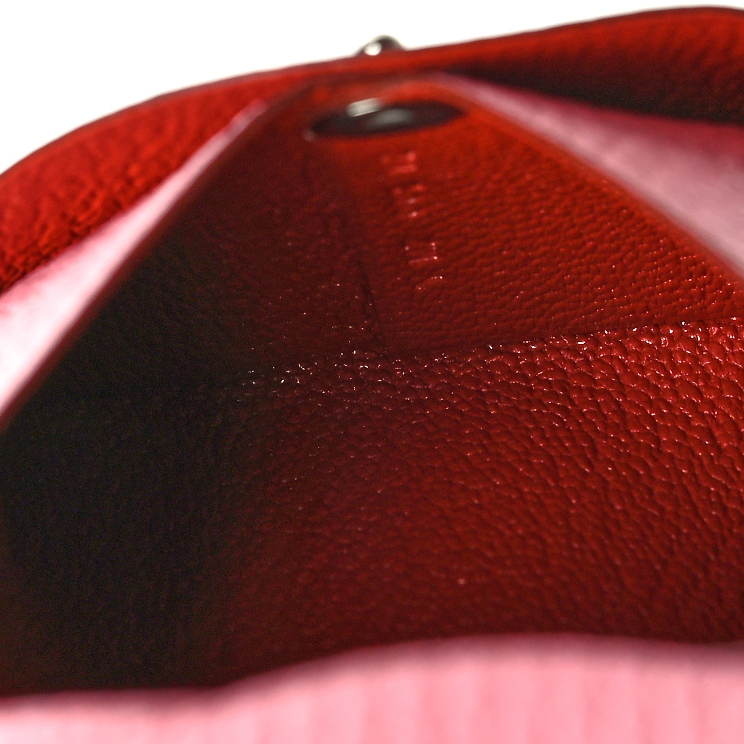 Hermes Chevre Mysore Verso Bastia Coin Purse Rose Confetti Brique 6 of 7