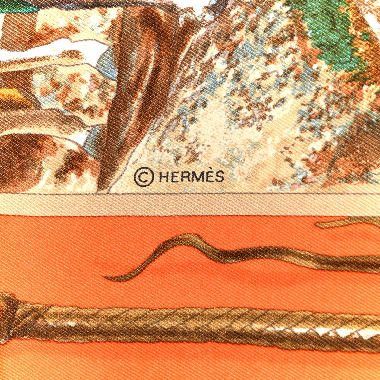Hermes Silk The Pony Express Scarf 70 4 of 6