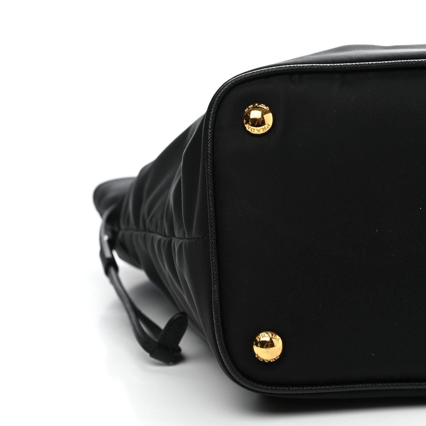 Tessuto Nylon Saffiano Tote Black