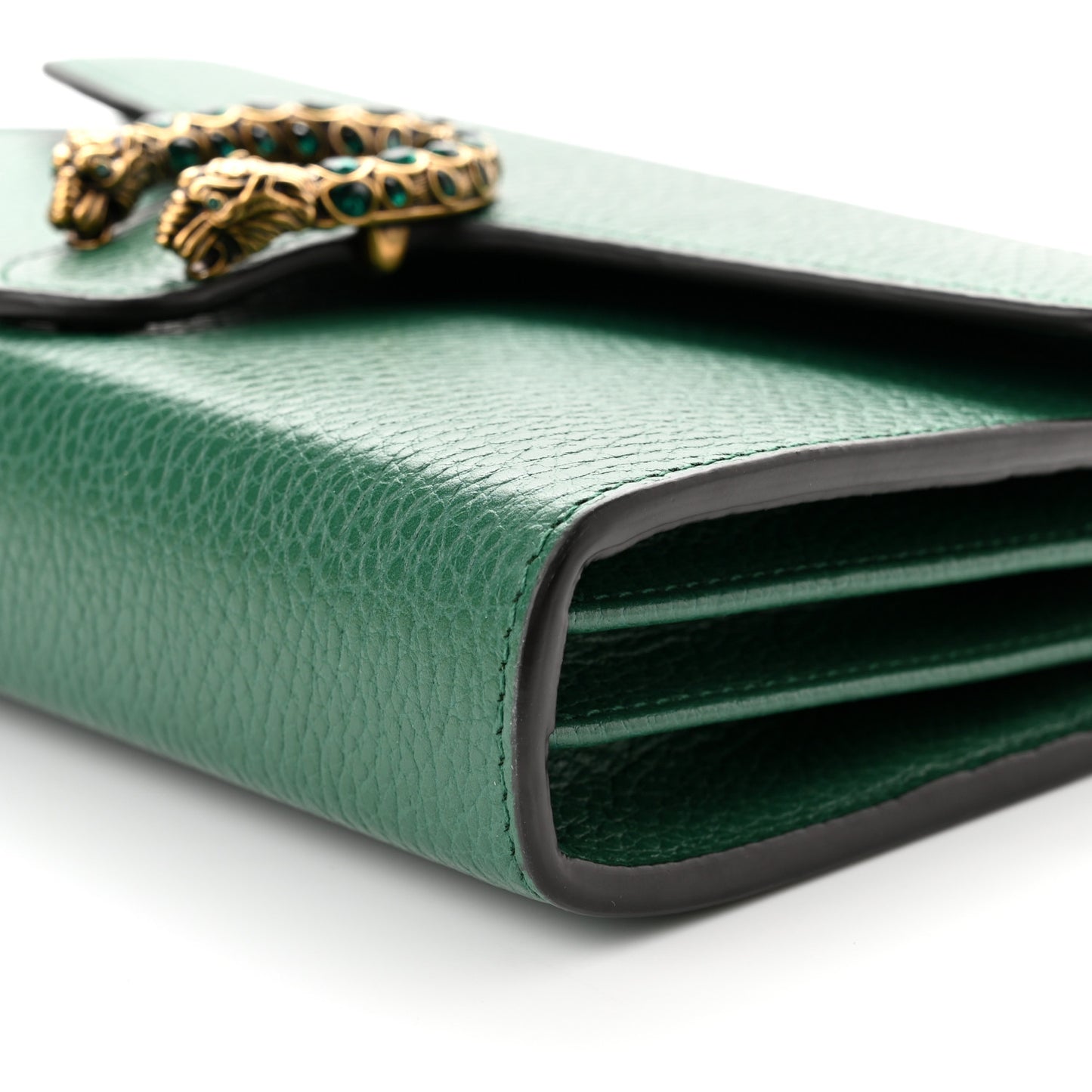 Calfskin Mini Dionysus Chain Wallet Emerald