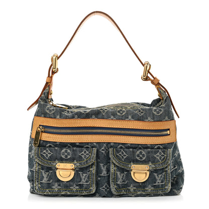 Louis Vuitton Monogram Denim Baggy PM Blue 1 of 14