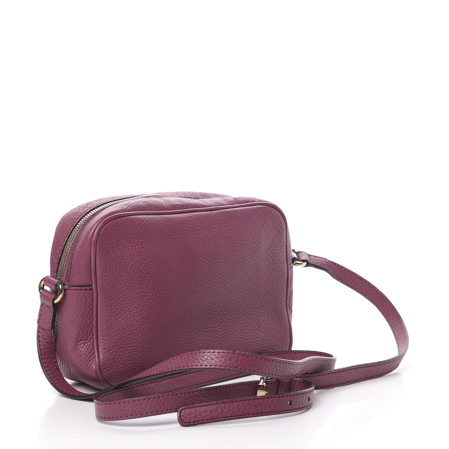 Pebbled Calfskin Small Soho Disco Bag Peonia Flower