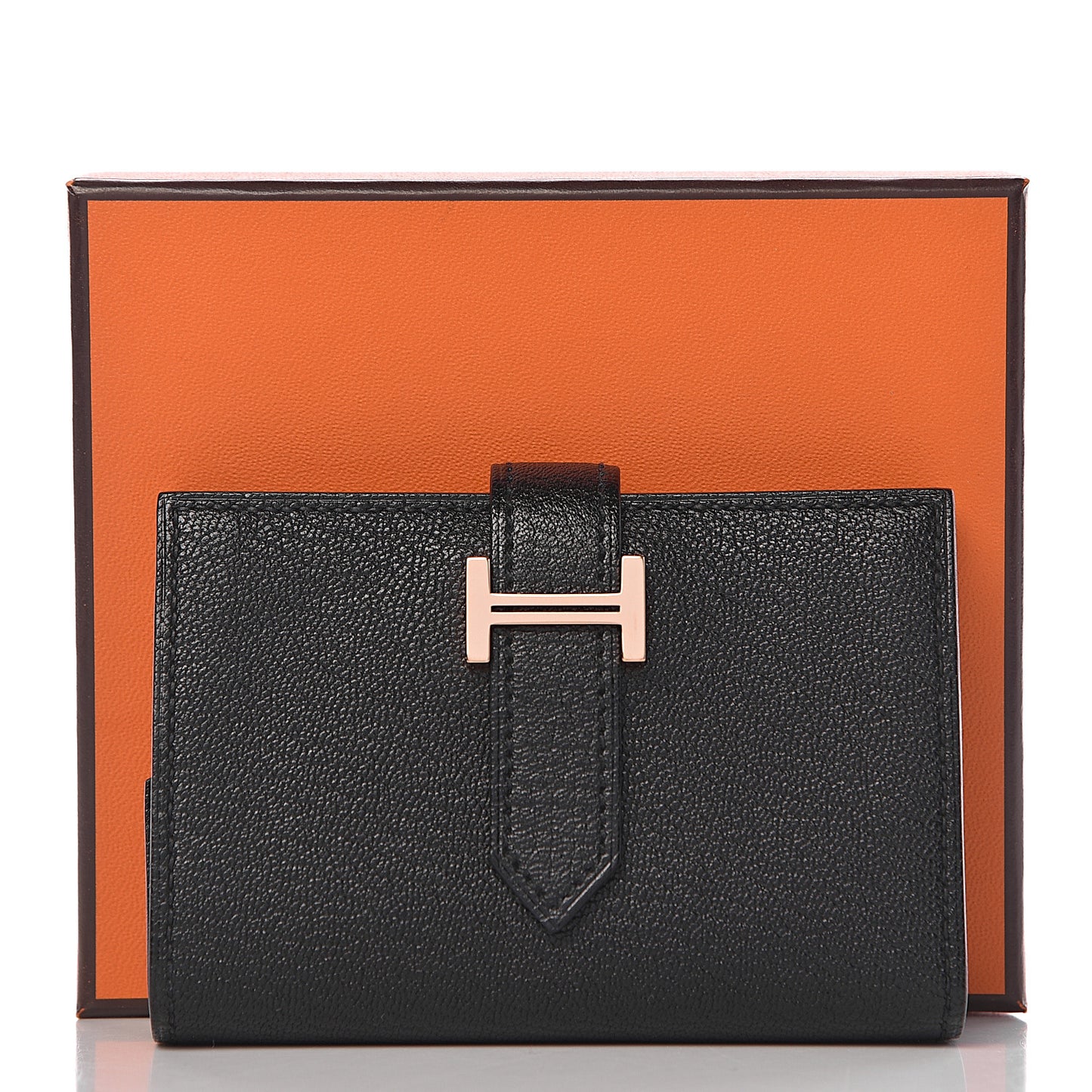 Chevre Mysore Mini Bearn Wallet Black