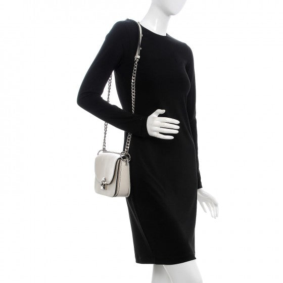 Prada Glace Calfskin Arcade Crossbody Bag Talco 2 of 8