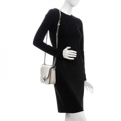 Prada Glace Calfskin Arcade Crossbody Bag Talco 2 of 8