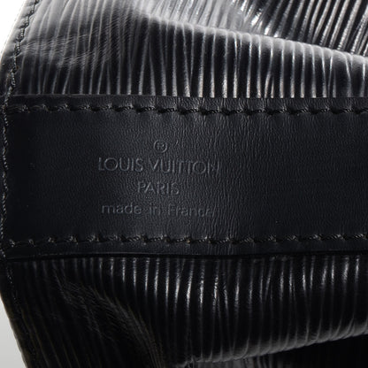 Louis Vuitton Epi Sac a Dos Drawstring Bag Black 6 of 7