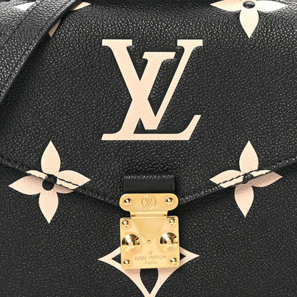 Louis Vuitton Empreinte Monogram Giant Pochette Metis Black Beige 7 of 9