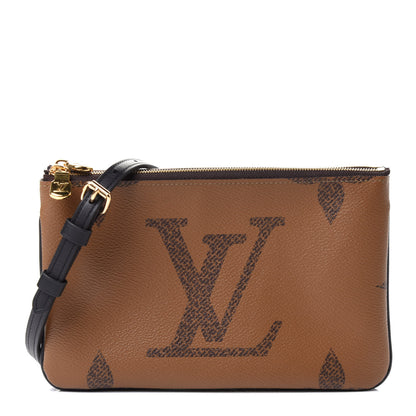 Louis Vuitton Reverse Monogram Giant Double Zip Pochette 1 of 4