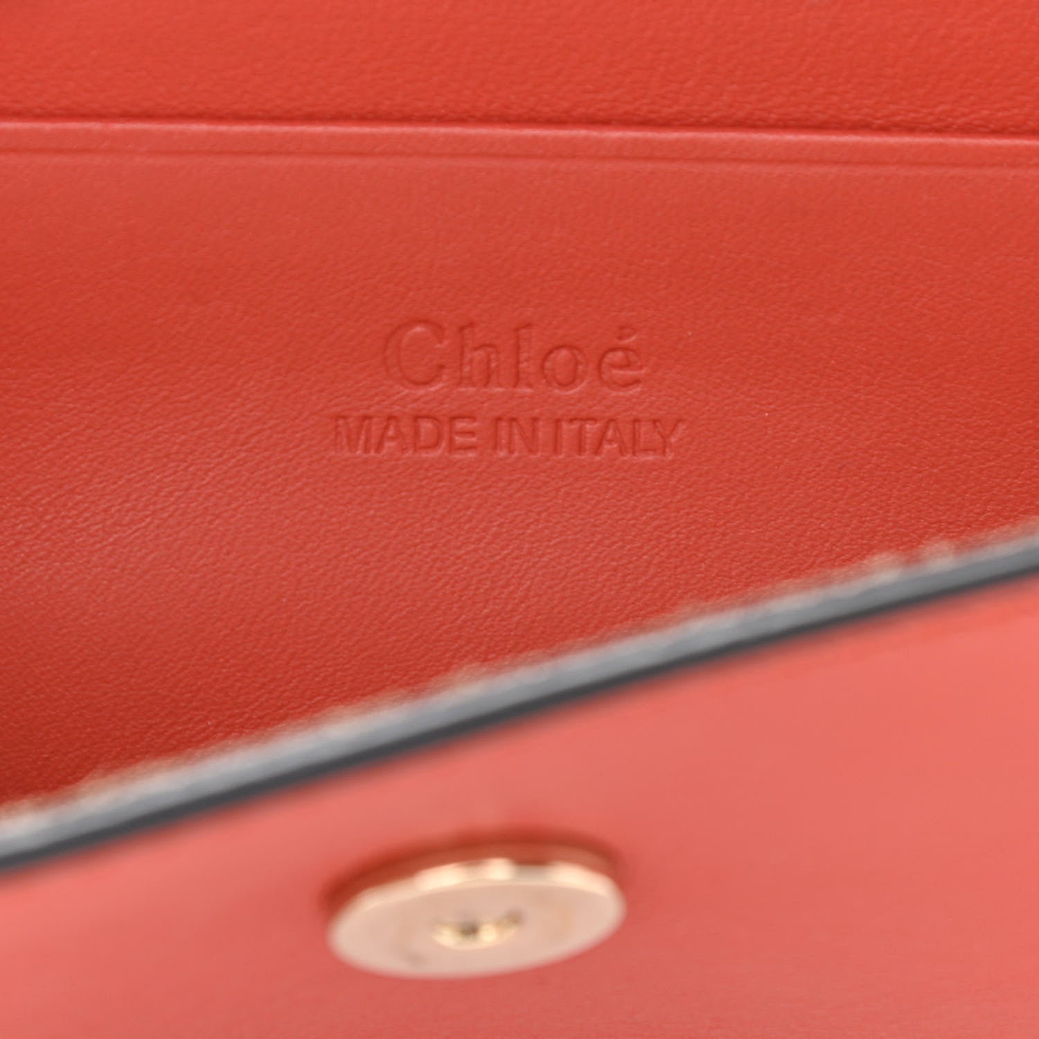 Chloe Suede Calfskin Mini Faye Shoulder Bag Earthy Red 6 of 10