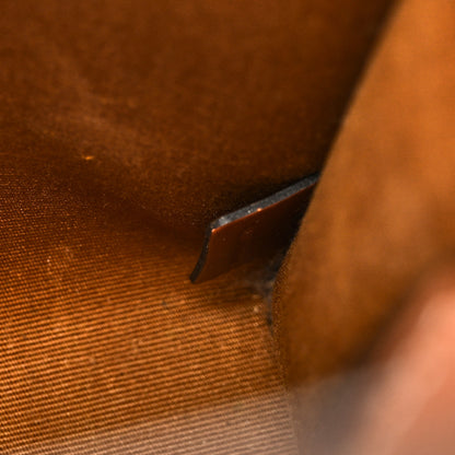 Celine Triomphe Canvas Calfskin Mini Vertical Cabas Tan 6 of 9
