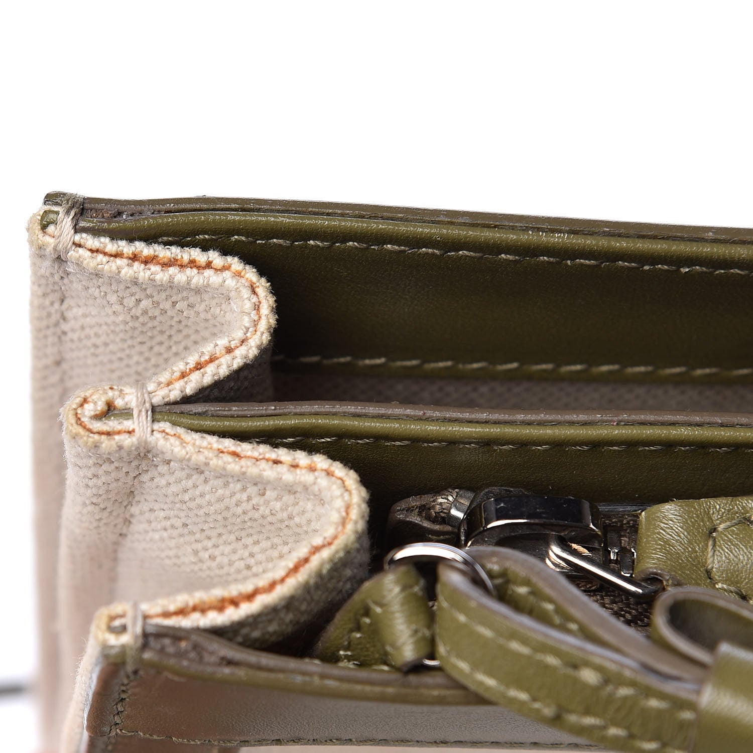 Balenciaga Cotton Canvas Pochette Crossbody Bag Vert Militaire 18 of 21