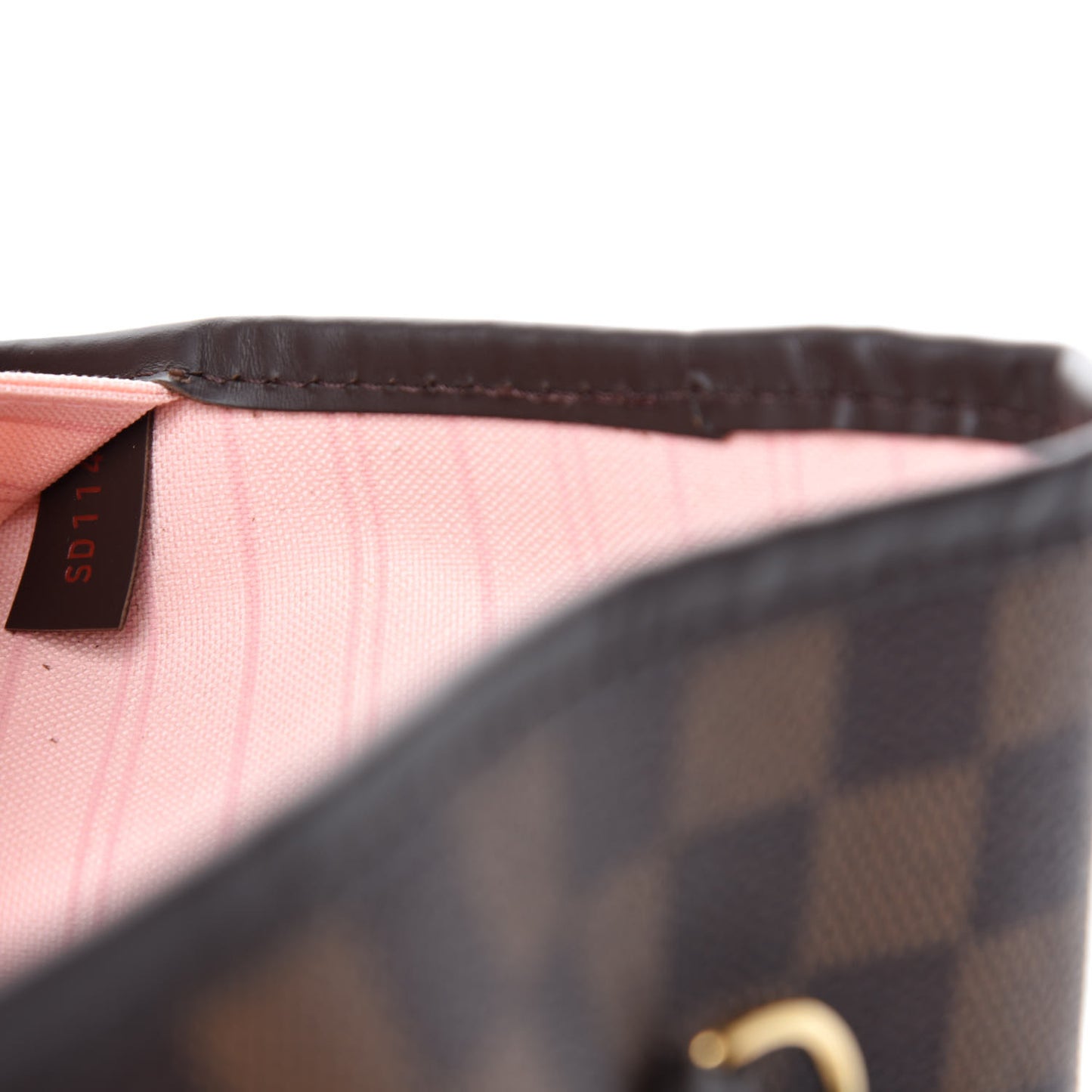 Damier Ebene Neo Neverfull MM Rose Ballerine