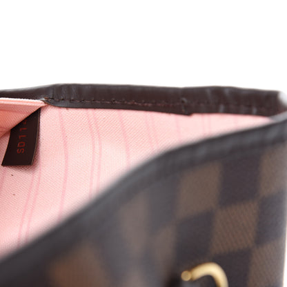 Louis Vuitton Damier Ebene Neo Neverfull MM Rose Ballerine 10 of 11