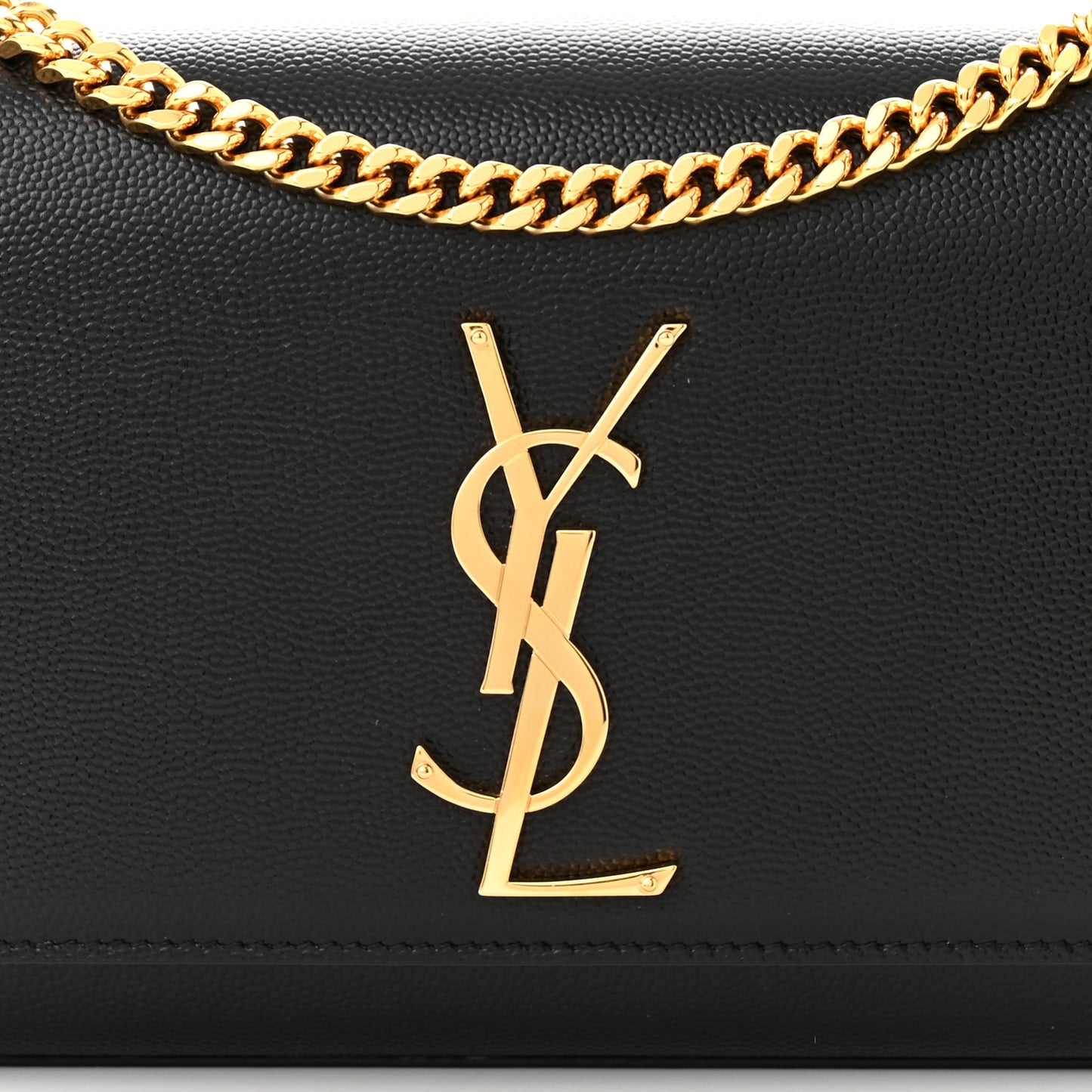 Grain De Poudre Small Monogram Kate Satchel Black