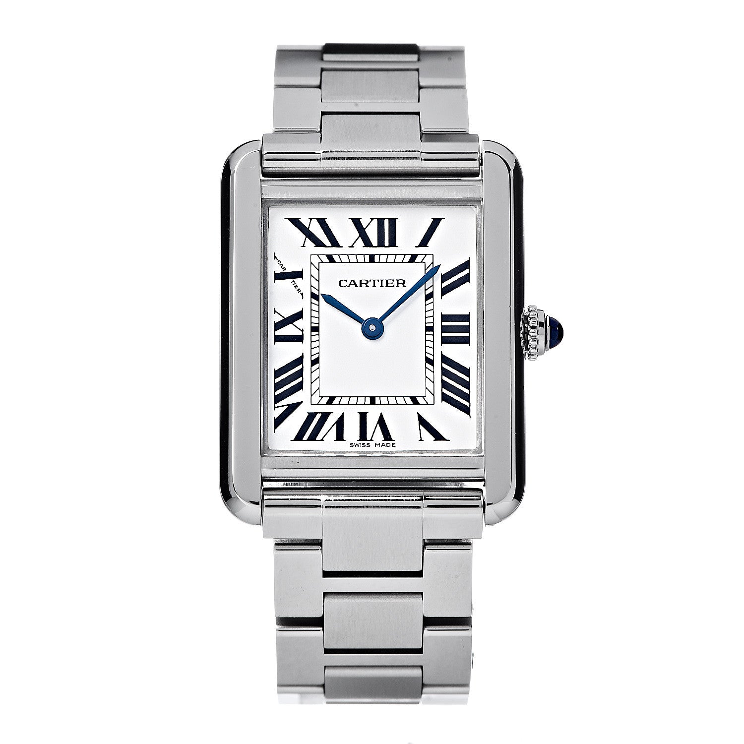 Cartier Stainless Steel 24mm Tank Solo Quartz Watch 1 of 7
