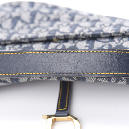 Christian Dior Monogram Mini Saddle Bag Blue 15 of 15
