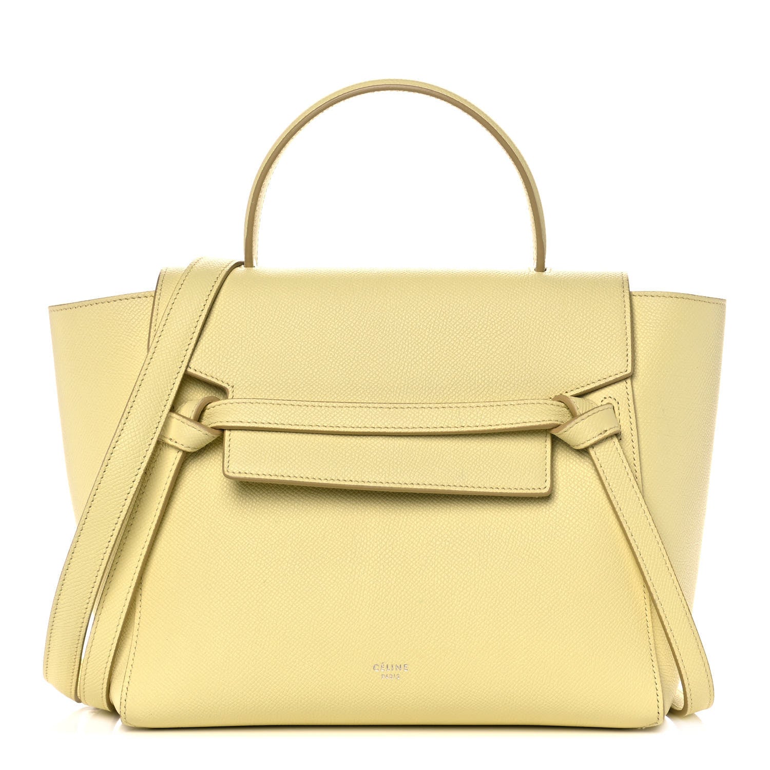 Celine Grained Calfskin Micro Belt Bag Bergamote 1 of 10