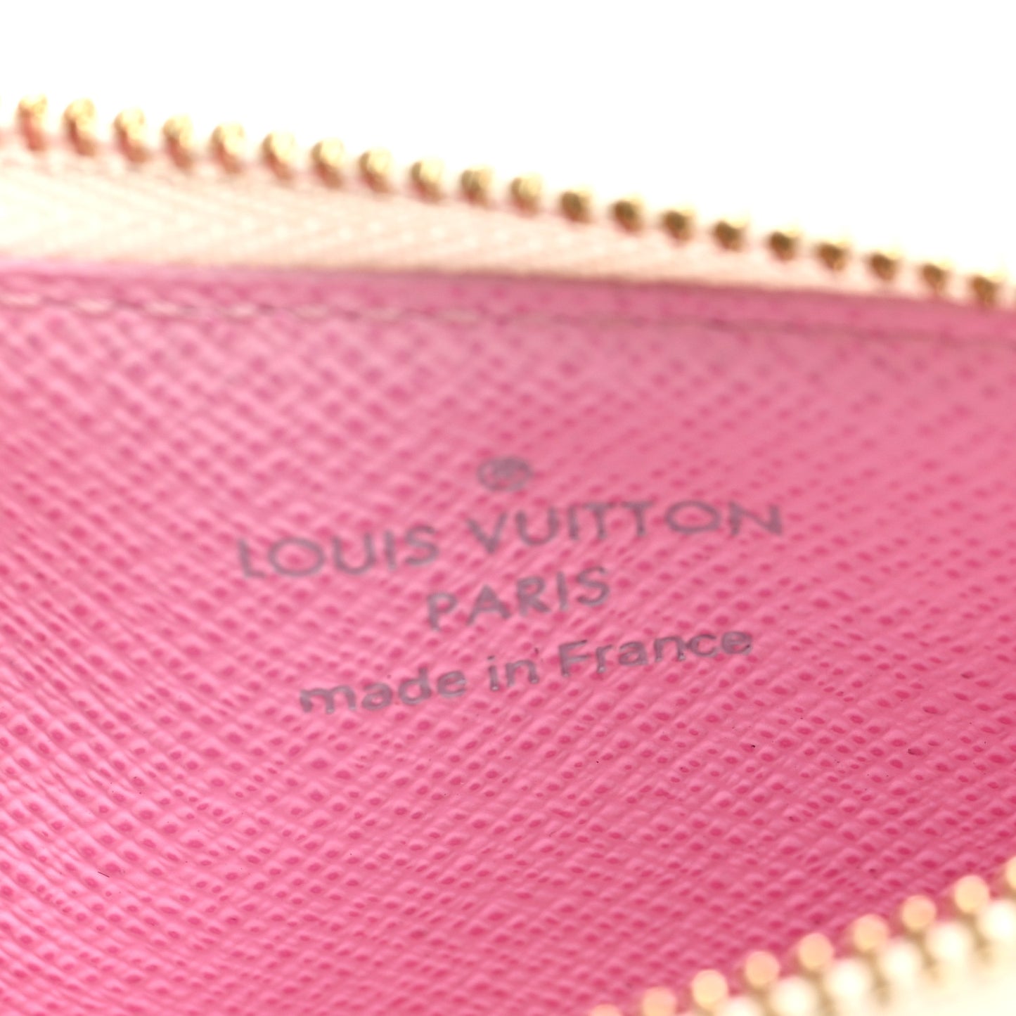 Monogram Multicolor Key Pouch White Litchi