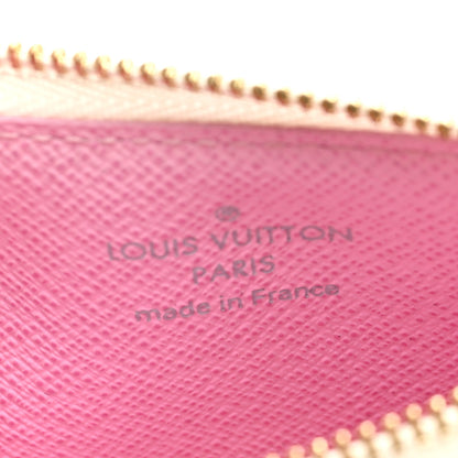 Louis Vuitton Monogram Multicolor Key Pouch White Litchi 6 of 6