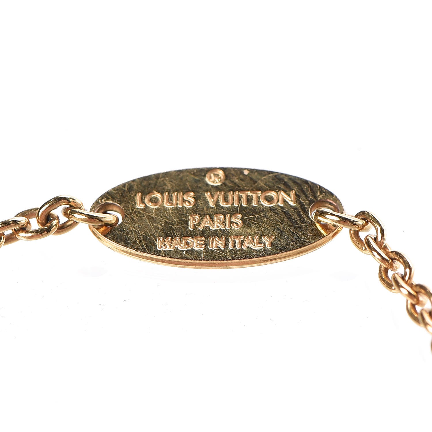 Louis Vuitton Brass Flower Full Bracelet Gold 5 of 5